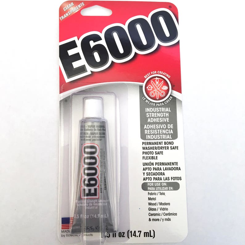 E6000 Fabric Glue 29.5 ml Clear strong costume glue Etsy