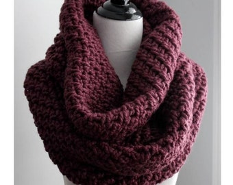 Over-sized knit cowl, cowl hood, chunky knit cowl, Sweet plum cowl, knit snood, hood scarf, infinity scarf cowl, WOODLAND COWL, soft cowl