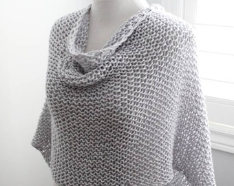 Knitting Pattern-knit shawl, knitted shawl pattern, Crescent shape shawl pattern, PDF Knitting Pattern, shawl pattern, shawl knitting