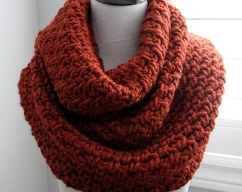 Over-sized knit cowl, winter scarf, infinity scarf cowl, chunky knit neck-warmer. cowl hood, chunky knit cowl, knit snood, WOODLAND COWL