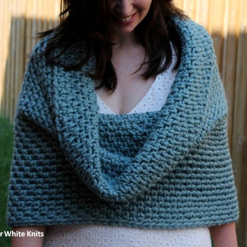 Shops Extra large cowl scarf, Oversized cowl to wear as a capelet or cowl or scarf or hood, hand-knit cowl, Knit infinity scarf, chunky knit scarf