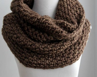 Large chunky knit cowl, COZY CABIN COWL, Chunky cowl, Hand-knit cowl, Snood, Tube scarf, Hood cowl, Knit cowl, chunky tube scarf, Neckwarmer