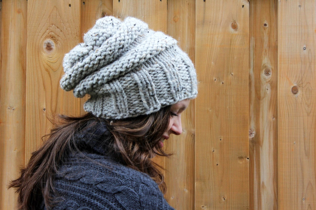Hand-knit Hat, Knit Hat, Chunky Knit Hat, Winter Hat, THE