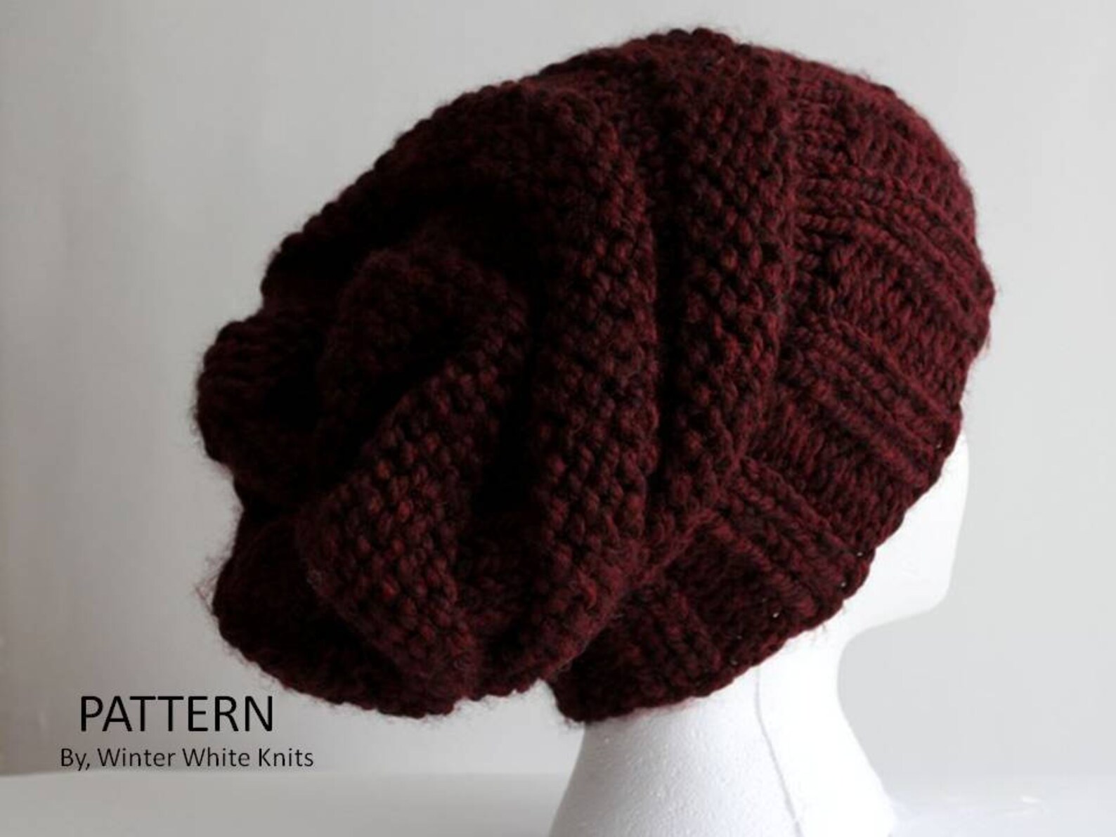 Knit Hat Pattern Knitting Pattern PDF Instant Download | Etsy