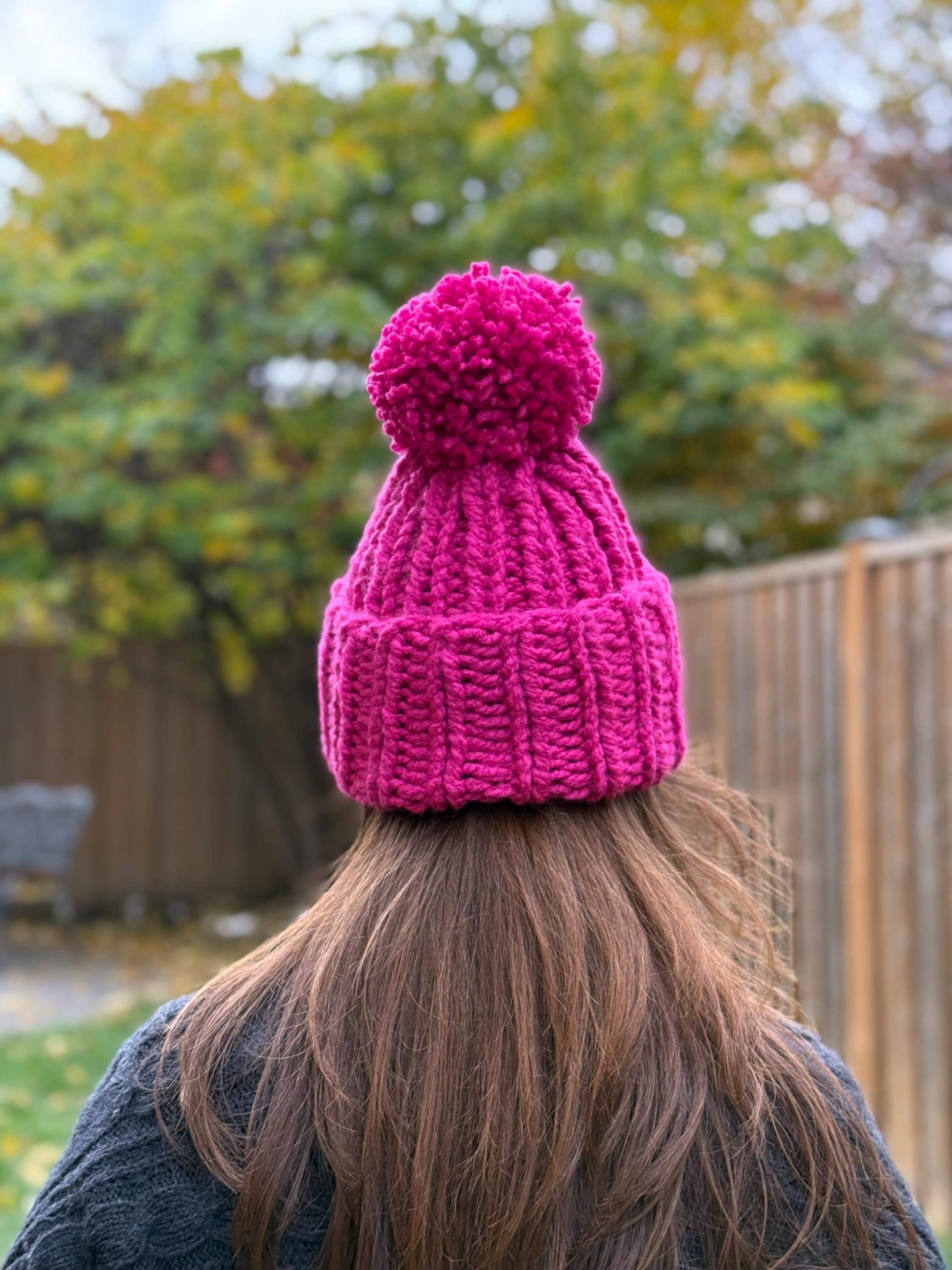 Turkey Knit Beanie Hat - Soft Acrylic Winter Hat Turtle Fur Hand Made Nepal WOOL Ski Red & Gray Knit Ear Flap  main image 2