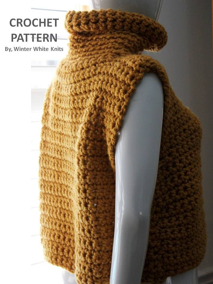 40 Crochet Clothes Patterns with Cardigans, Sweaters, and Summer Tops 10 Turtleneck sweater crochet