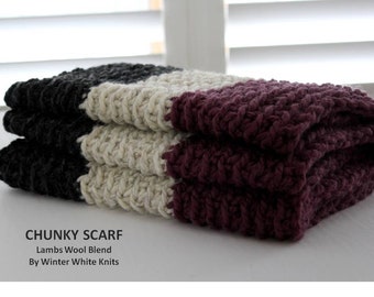 Chunky knit infinity scarf, Chunky Knit Oversized Huge Textured Winter Cowl Scarf Chunky knit scarf, knit scarf, knit winter scarf