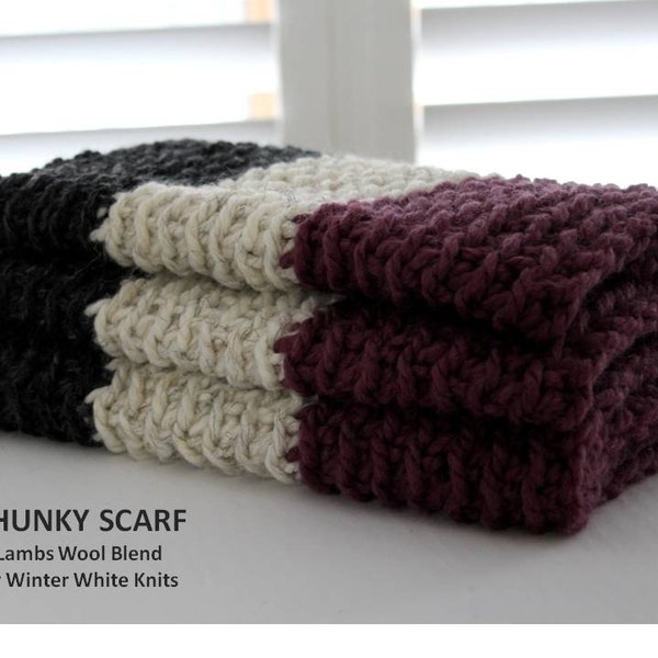 Chunky knit infinity scarf, Chunky Knit Oversized Huge Textured Winter Cowl Scarf Chunky knit scarf, knit scarf, knit winter scarf
