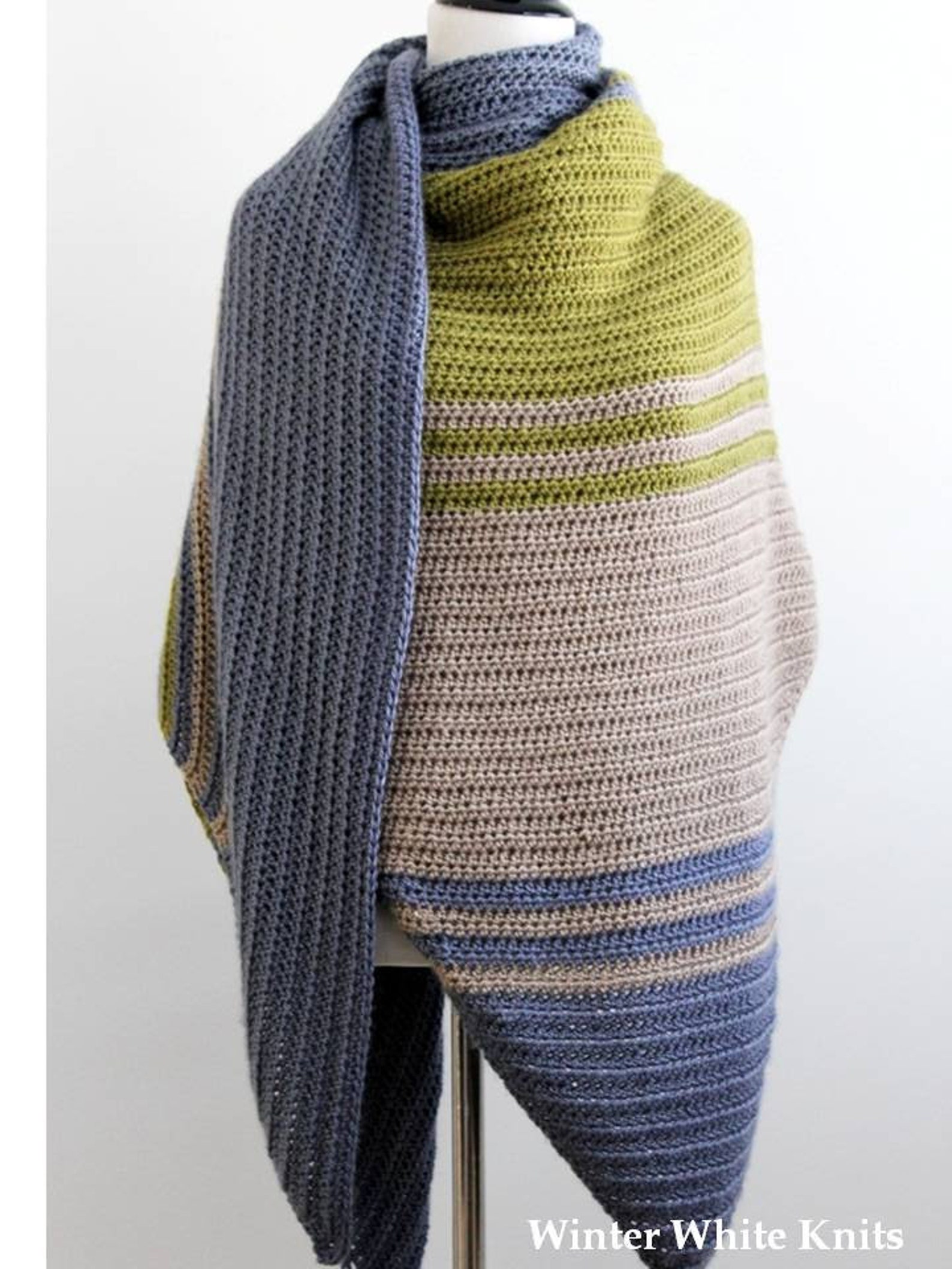 oversized shawl wrap pattern