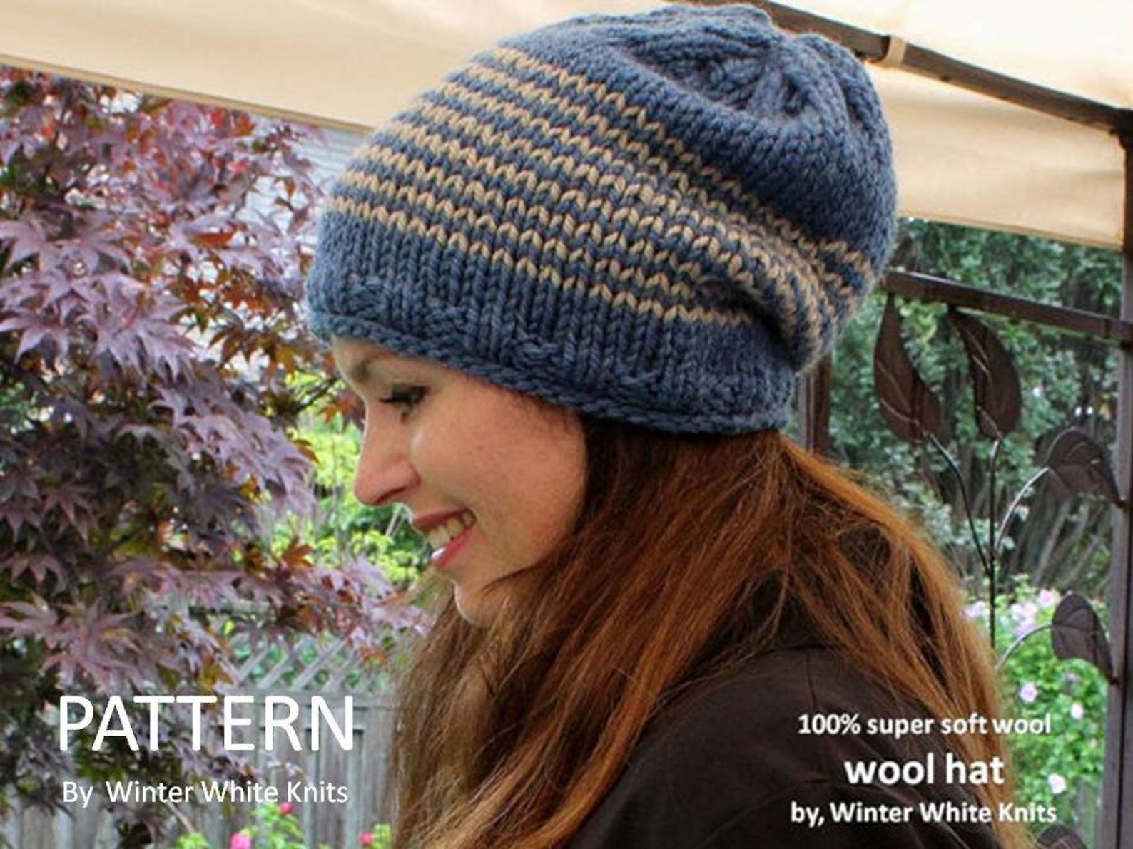 Knit Hat Pattern PDF Instant Download Knitting Pattern Knit - Etsy