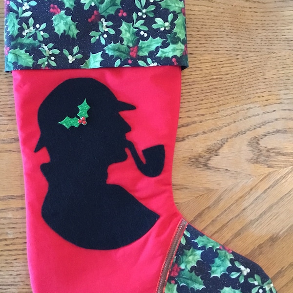 Sherlock Holmes Christmas stocking