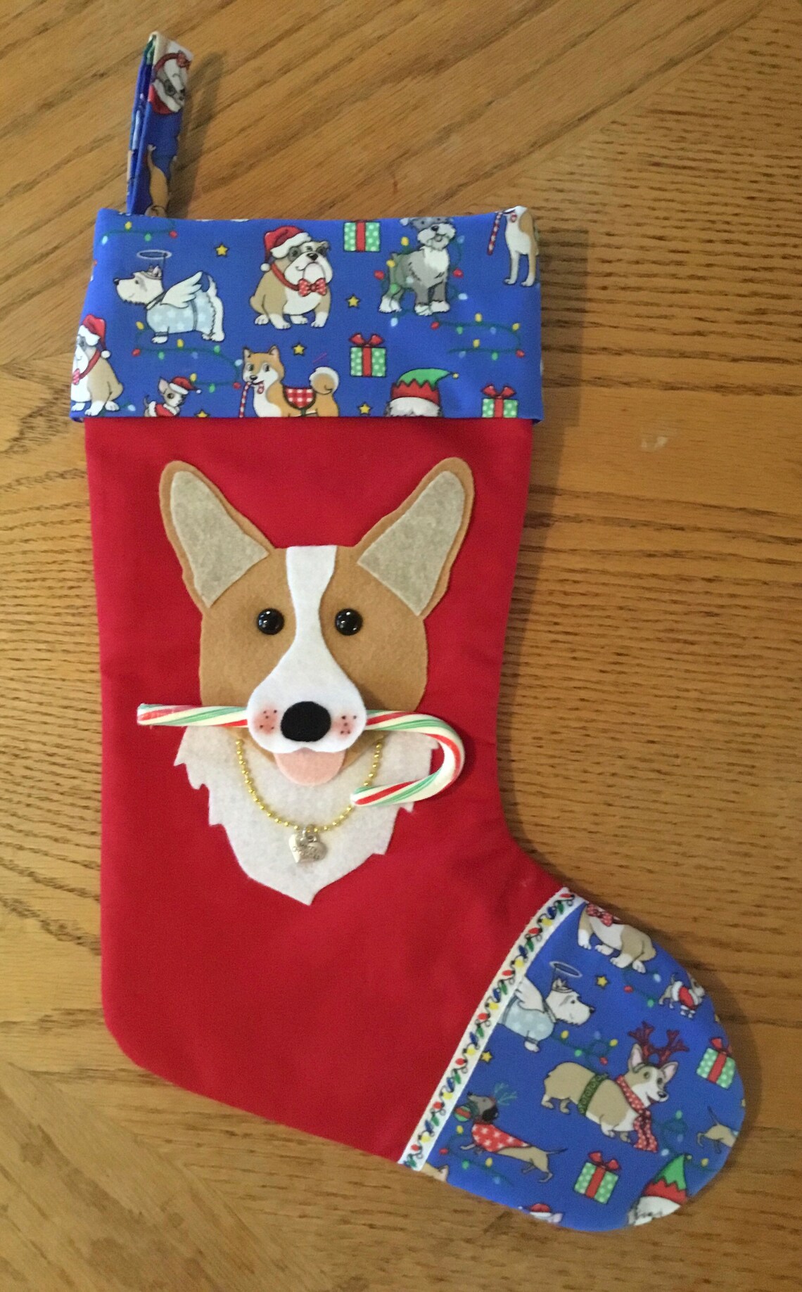 Welsh Christmas stocking Etsy