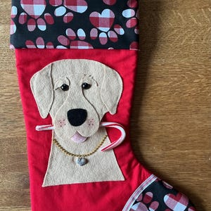 Yellow Lab Stocking Yellow Lab Christmas Stocking - Etsy