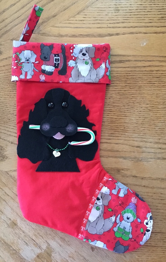 Cocker spaniel christmas stocking Clearance