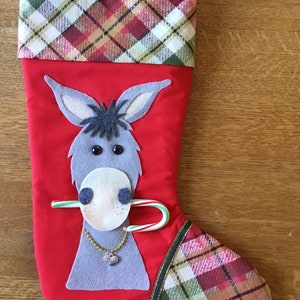 Donkey/Mule #1 Christmas stocking