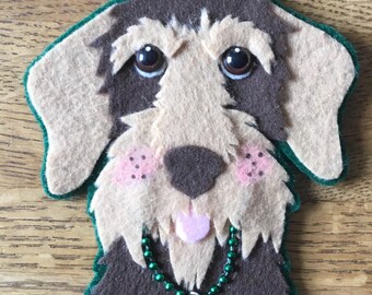 Wire Hair Dachshound Ornament