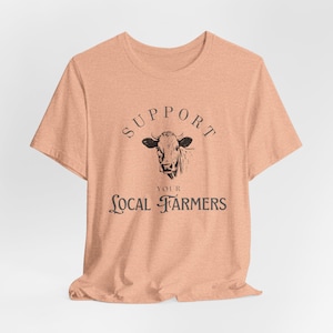 Unisex Jersey Short Sleeve Tee Homestead Tee Small Farm Support Farmers