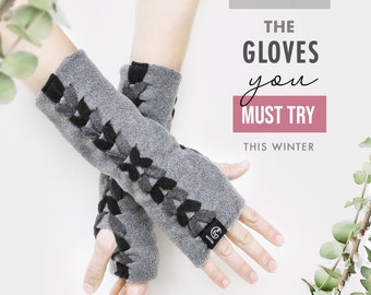 Fingerless Gloves Long, arm warmers, hand/wrist warmers, texting gloves, small useful gifts for her, gift exchange, winter accessories