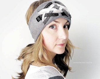 Faixa de cabeça de inverno feminina em fleece trançado, protetor de orelhas, faixa de crochê, faixa de tricô, faixa torcida para meninas, estilo turbante.