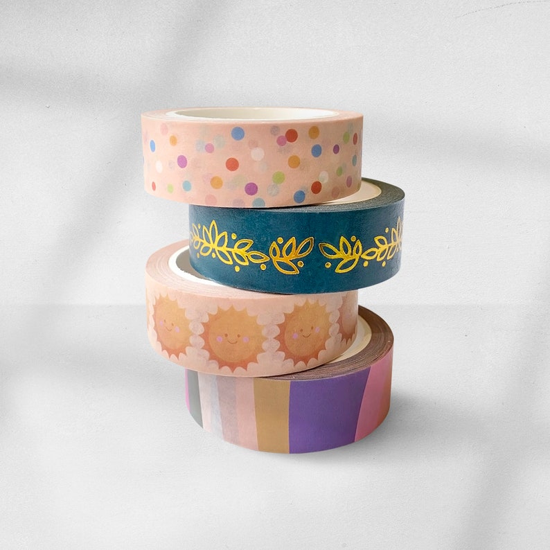 Coloured Polka Dot Washi Tape image 4