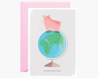 Globetrotter Greeting Card