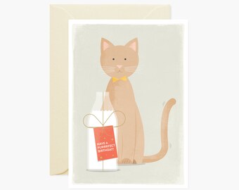 Have a Purrrrfect Birthday Cat Greeting Card