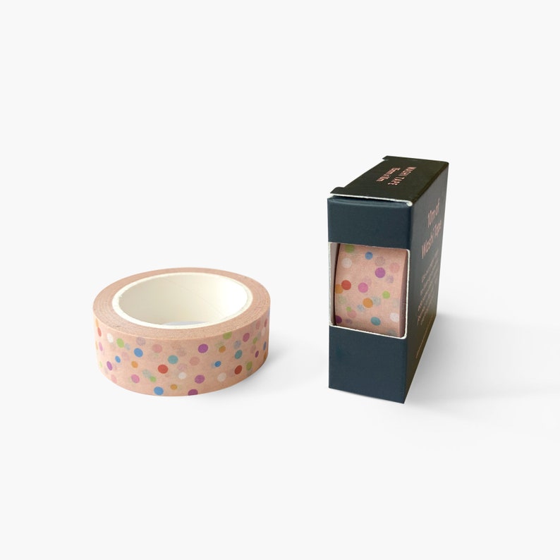 Coloured Polka Dot Washi Tape image 3