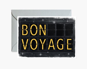 Bon Voyage Greeting Card