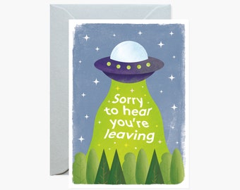 Sorry to Hear You're Leaving Greeting Card