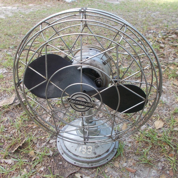 Rare Vintage Antique 1940-1950's FRESH'ND AIRE Fan By General Electric