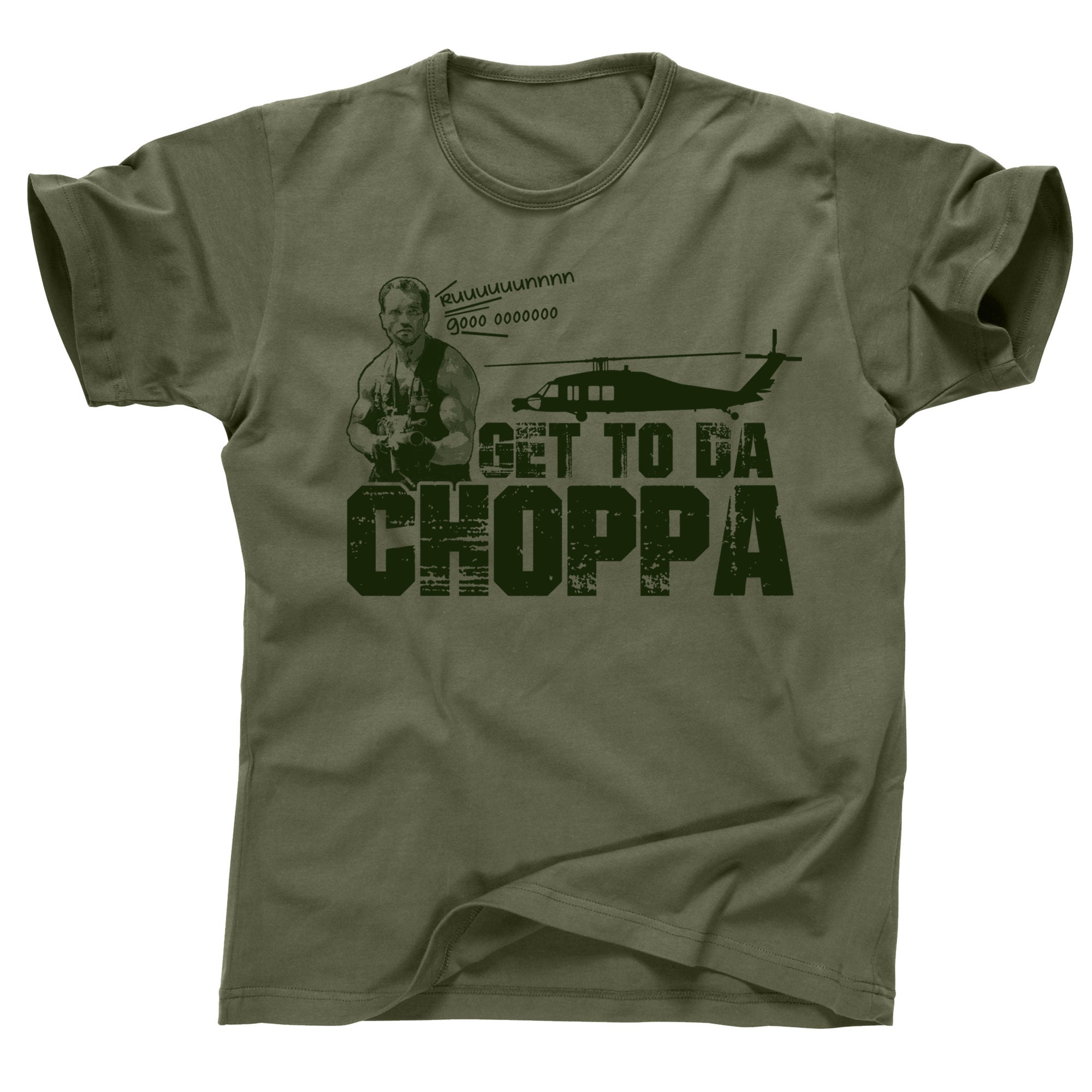Best Selling The Predator 2 3 Arnold Schwarzenegger get to the da choppa  chopper dvd tee T-Shirt 