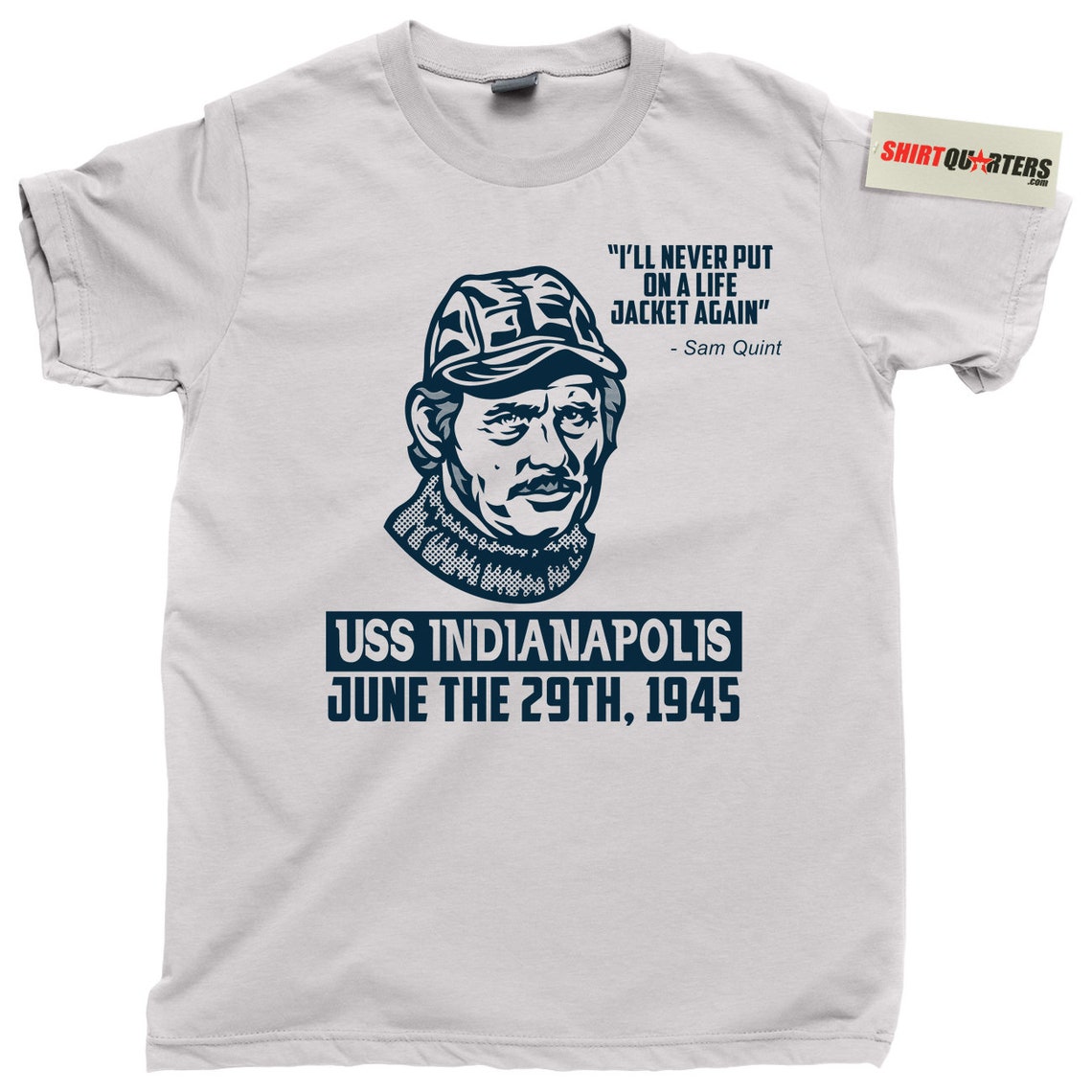 Jaws Sam Quint USS Indianapolis speech June 29th 1945 United Etsy