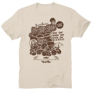Samwise Gamgee Po Tay Toes Potatis Potatis Koka Em Mosa Em Stick Em i en Gryta Herr Frodos Trädgårdsmästare Gandalf The Shire Hobbits T-shirt