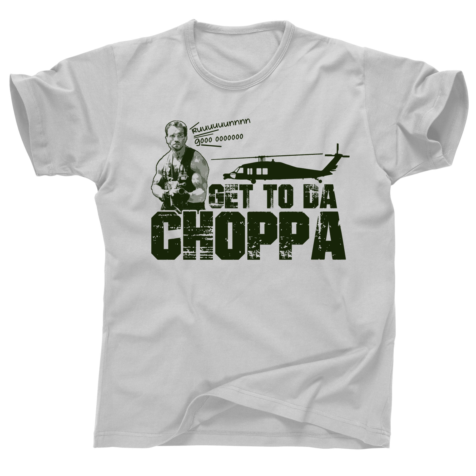 Predator Arnold Schwarzenegger Get to the Choppa M' Men's T-Shirt