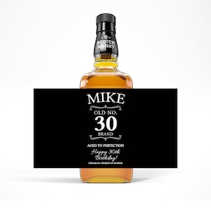 Birthday Whiskey Label / Bday Whiskey / Funny Birthday Gift / 30th Birthday / Gift for him / Happy Birthday Dude