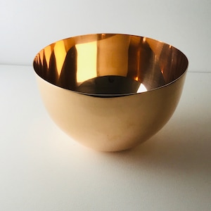 C#08B SPUN COPPER BOWL Blank - Solid Copper