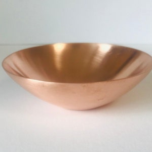 C#02 SPUN COPPER BOWL Blank - Solid Copper