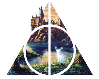 Deathly Hallows Symbol, Print