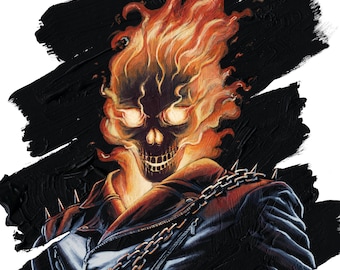 Ghost Rider 'Brushstroke Series' Print