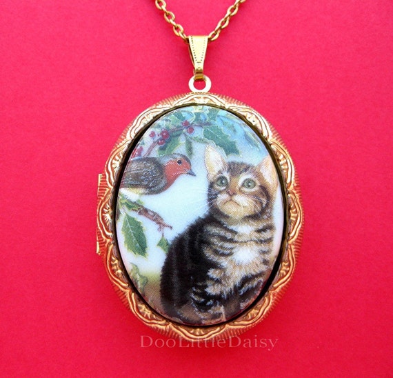 Cat and bird jewelry discount