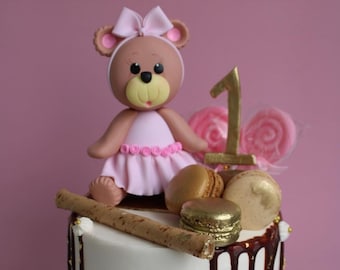 Bear Cake Topper, Twin Bears Topper, Baby Shower Bear, Twin Baby Shower, Baby Bear Decoration, Teddy Bear Cake Topper, Bear Cake Decoration