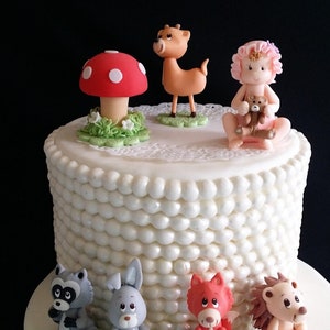 Forest Baby Animals, Fox Cake Topper, Woodland Cake Decorations, Woodland Cake Topper, Woodland Birthday, Forest Baby Shower, Fox Decoration
