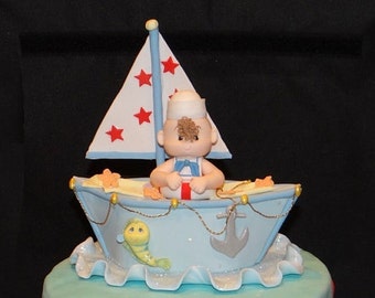 Nautical Favor Boat Embellishment Nautical Baby Shower Etsy