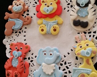 Jungle Cake Topper Jungle Baby Shower Safari Baby Shower Etsy