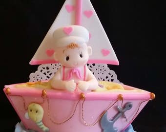 Nautical Favor Boat Embellishment Nautical Baby Shower Etsy