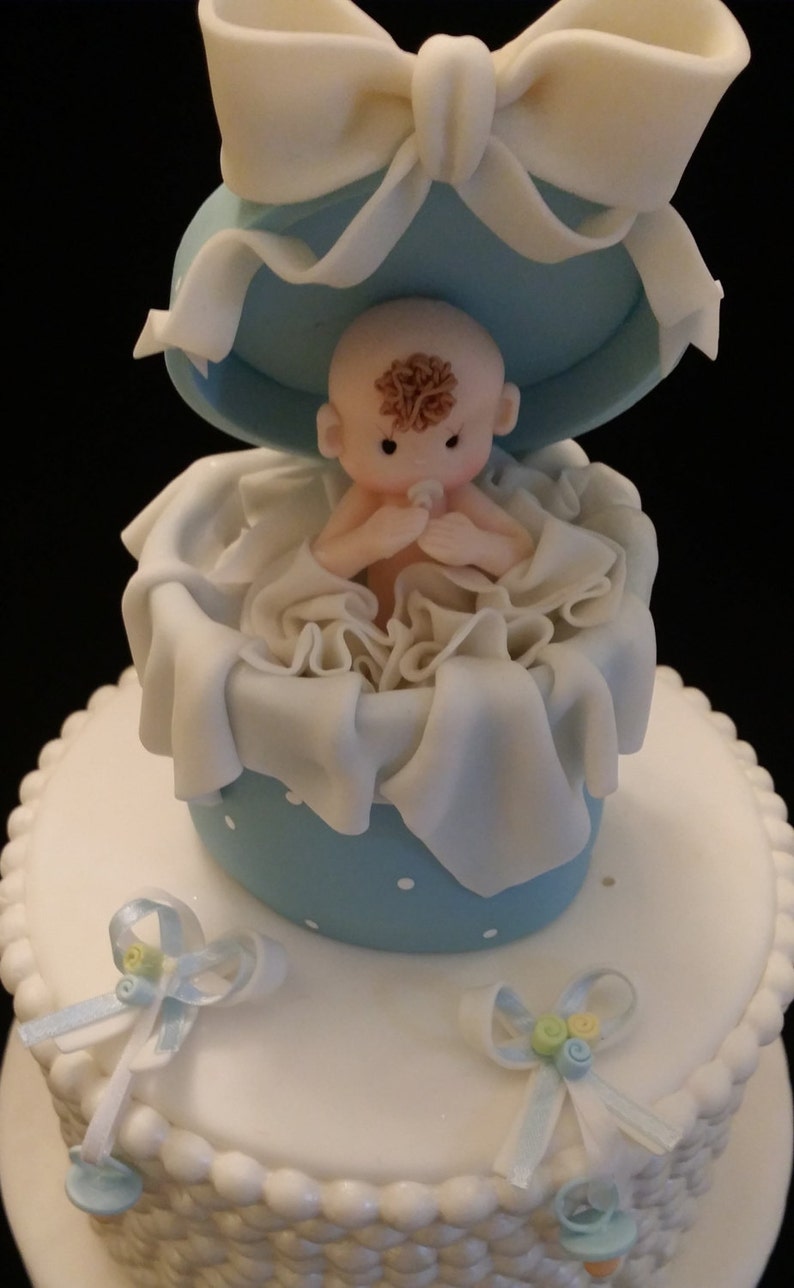 Baby Boy Cake Topper Baby Cake Topper Baby Shower Cake Etsy