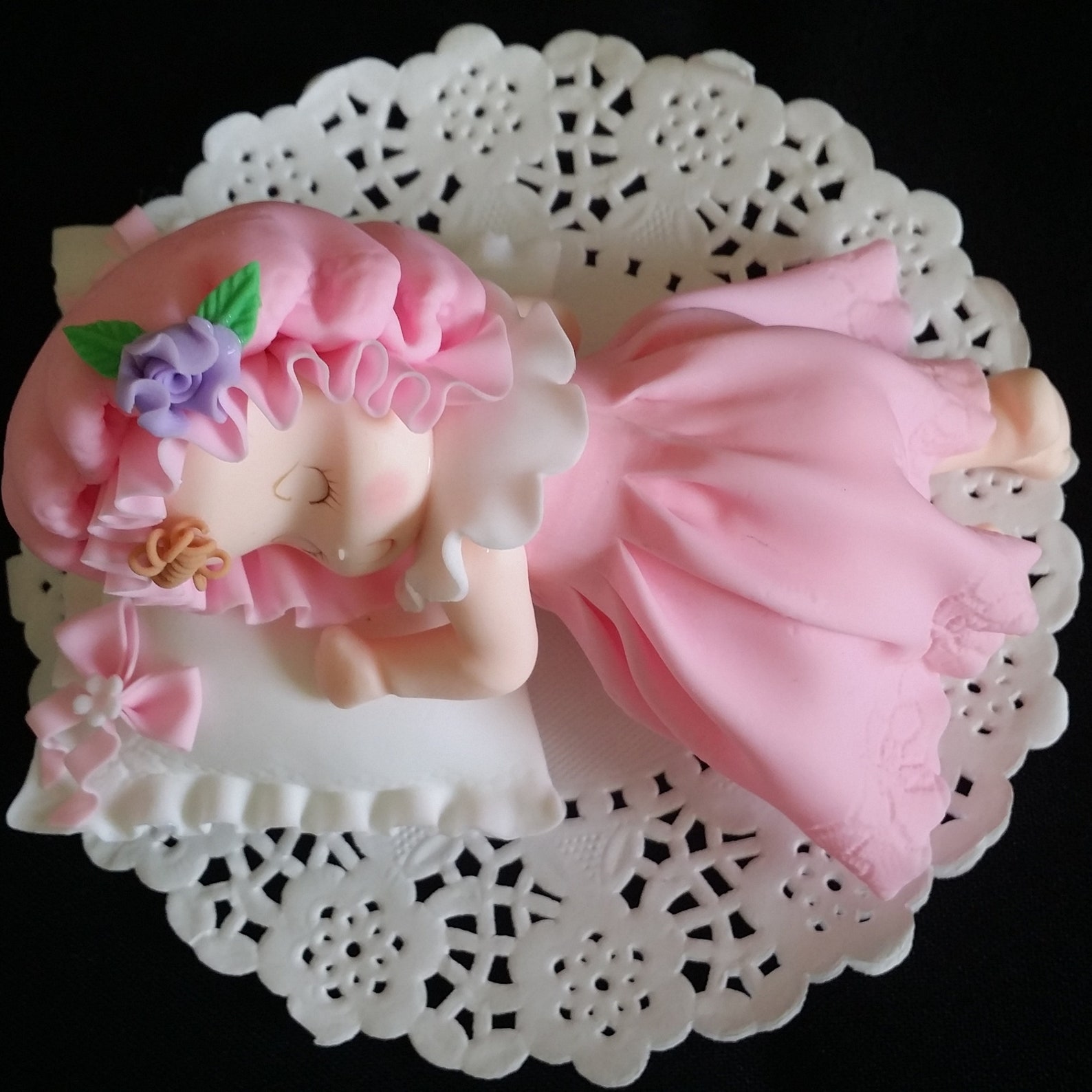 Baby Boy Sleeping Cake Topper Boy Baby Shower Cake Boy Baby Etsy