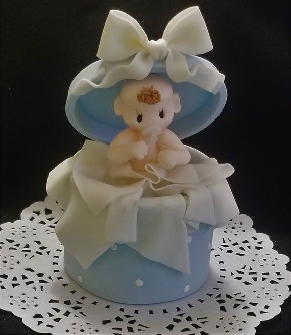 Baby Girl Cake Topper Baby Girl Surprise Box Cake - Etsy