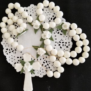 Rosary Cake Topper, First Communion Cake Topper, First Communion Favor, Rosary Cake Topper, Baptism Rosary, First Communion Cake Topper zdjęcie 6