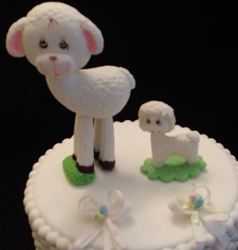 Lamb Cake Topper Little Lamb Baby Shower Lamb Mommy And Baby Etsy Lamb Cake Topper Little Lamb Baby Shower Lamb Mommy And Baby Etsy